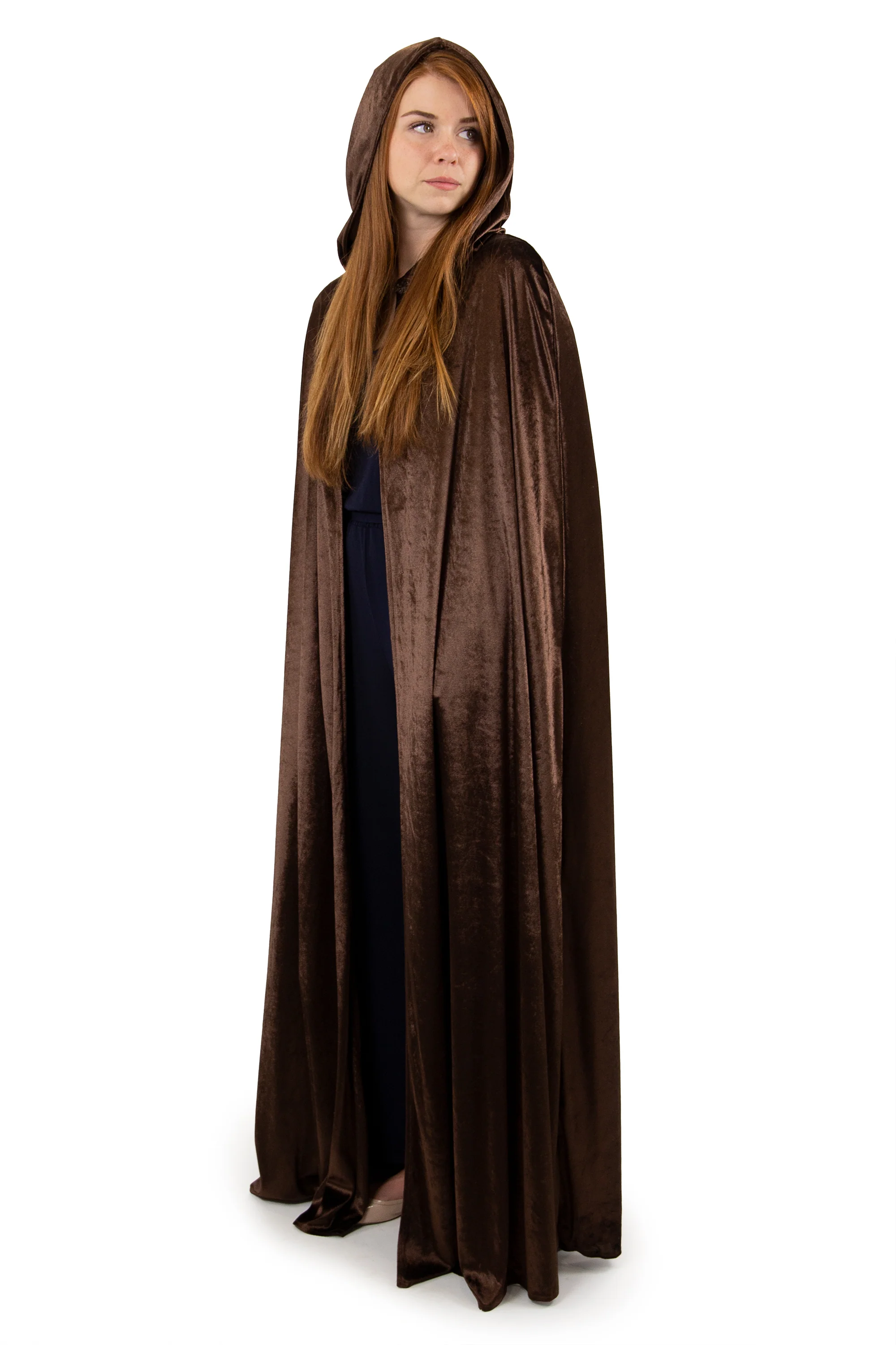 Adult Brown Cloak - Image 3