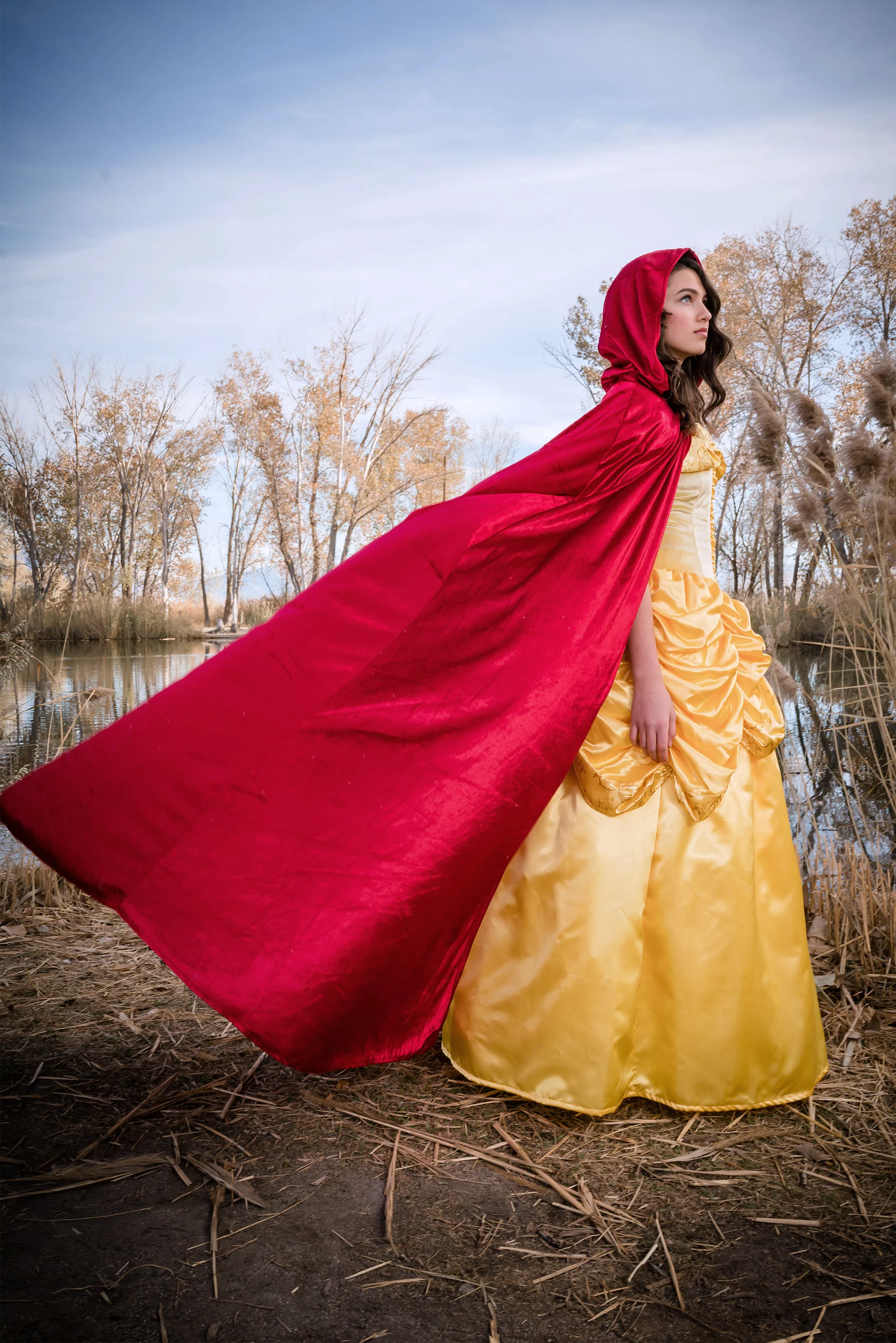Adult Red Cloak - Image 5