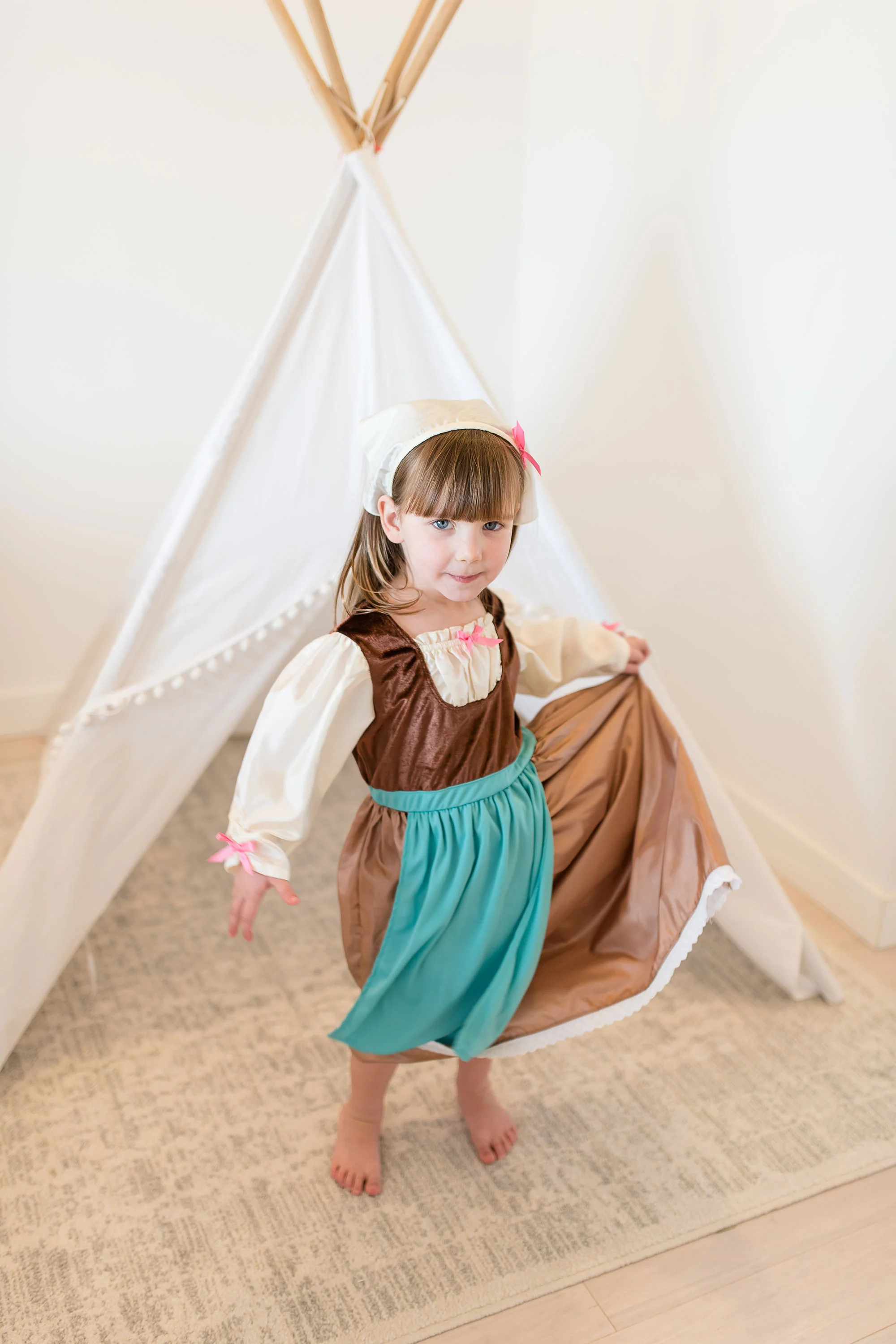 Cinderella Day Dress with Scarf - Image 5