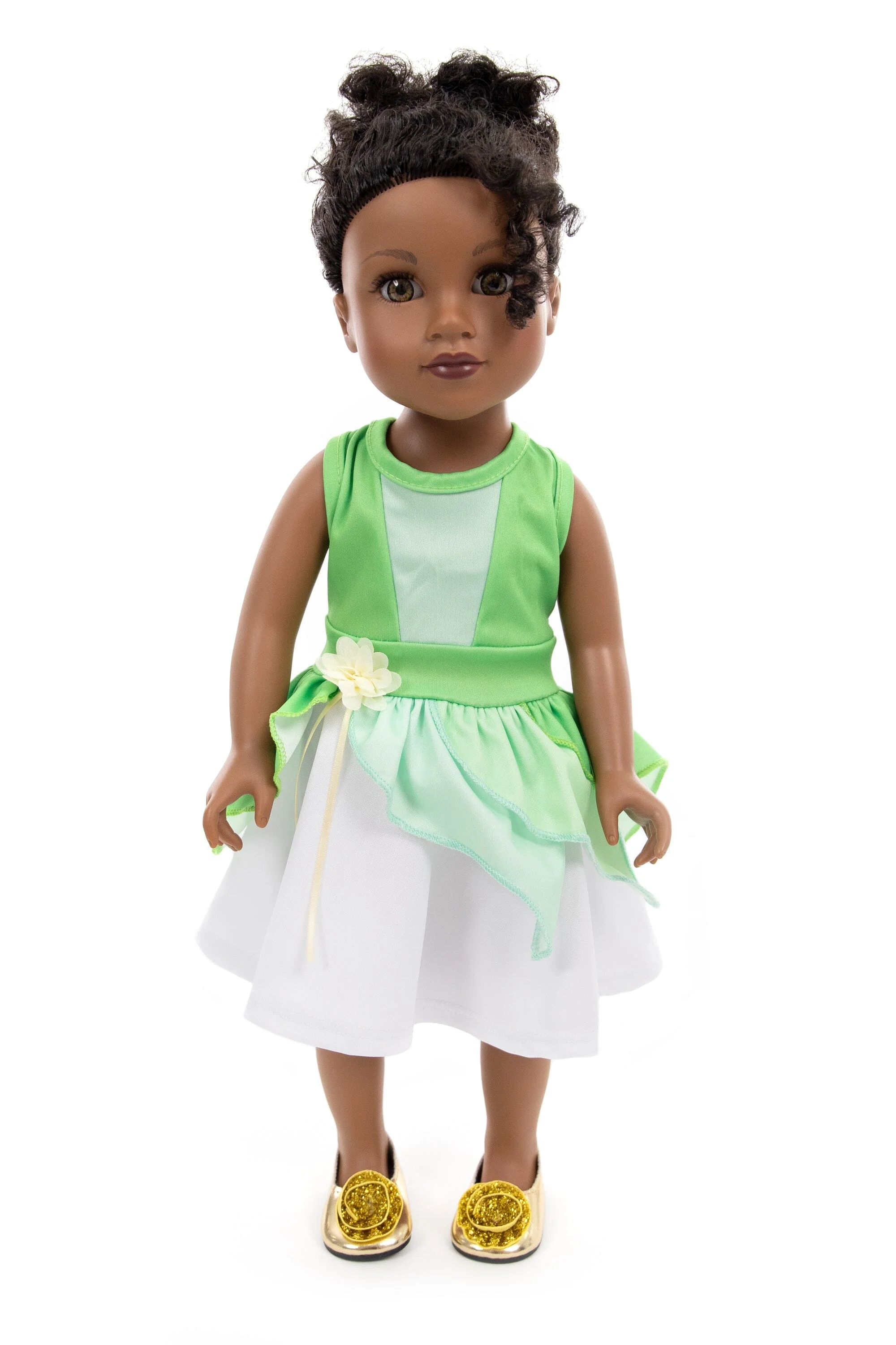 Doll Dress Lily Pad Twirl