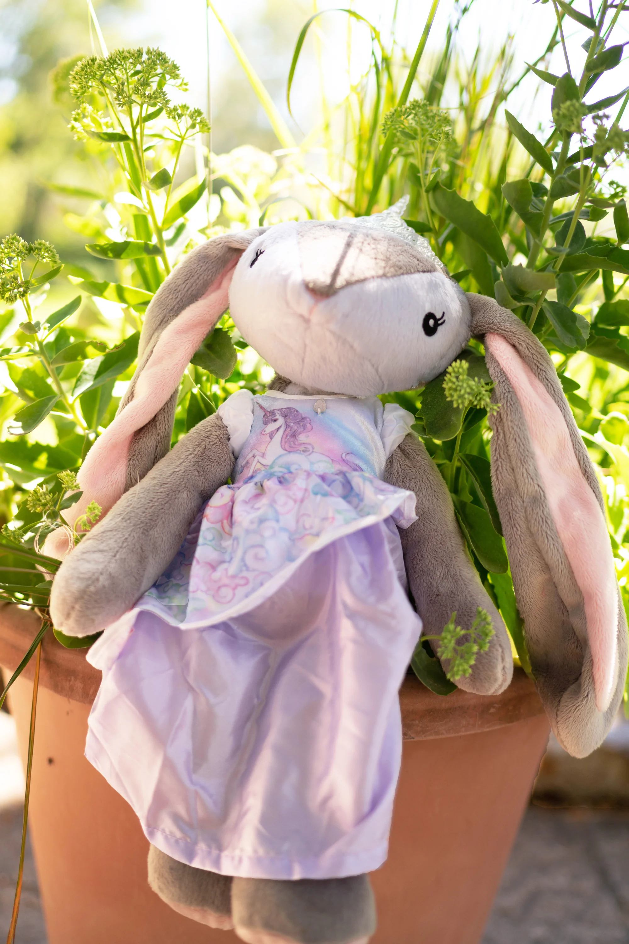 Doll Dress Unicorn Princess with Soft Crown - Image 4