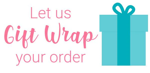 Gift Wrap - For multiple gifts adjust the gift wrap quantity to desired number, otherwise all selected items will be wrapped as one. If you purchased more than one gift wrap specify in the order notes all items you want wrapped together.