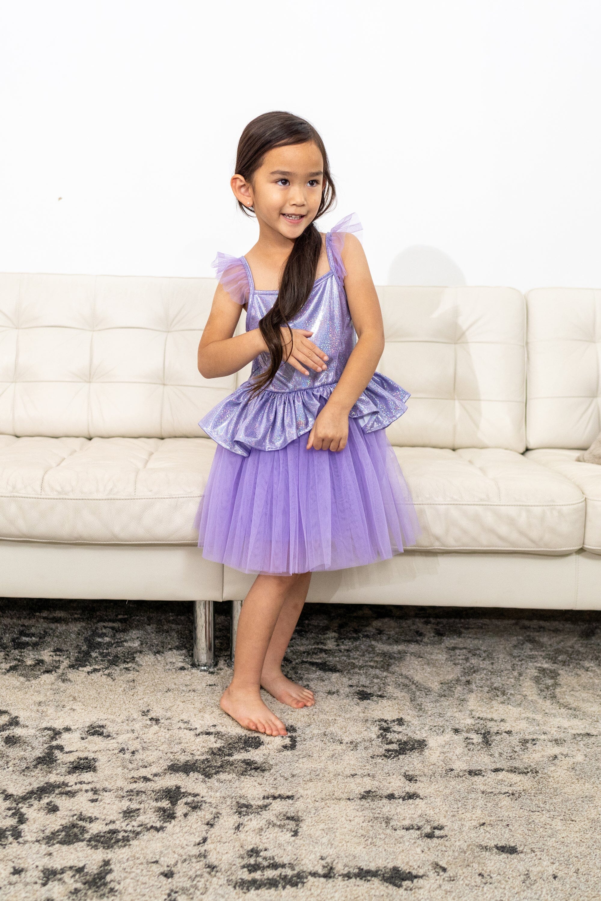 Lilac Tutu Dress - Image 7