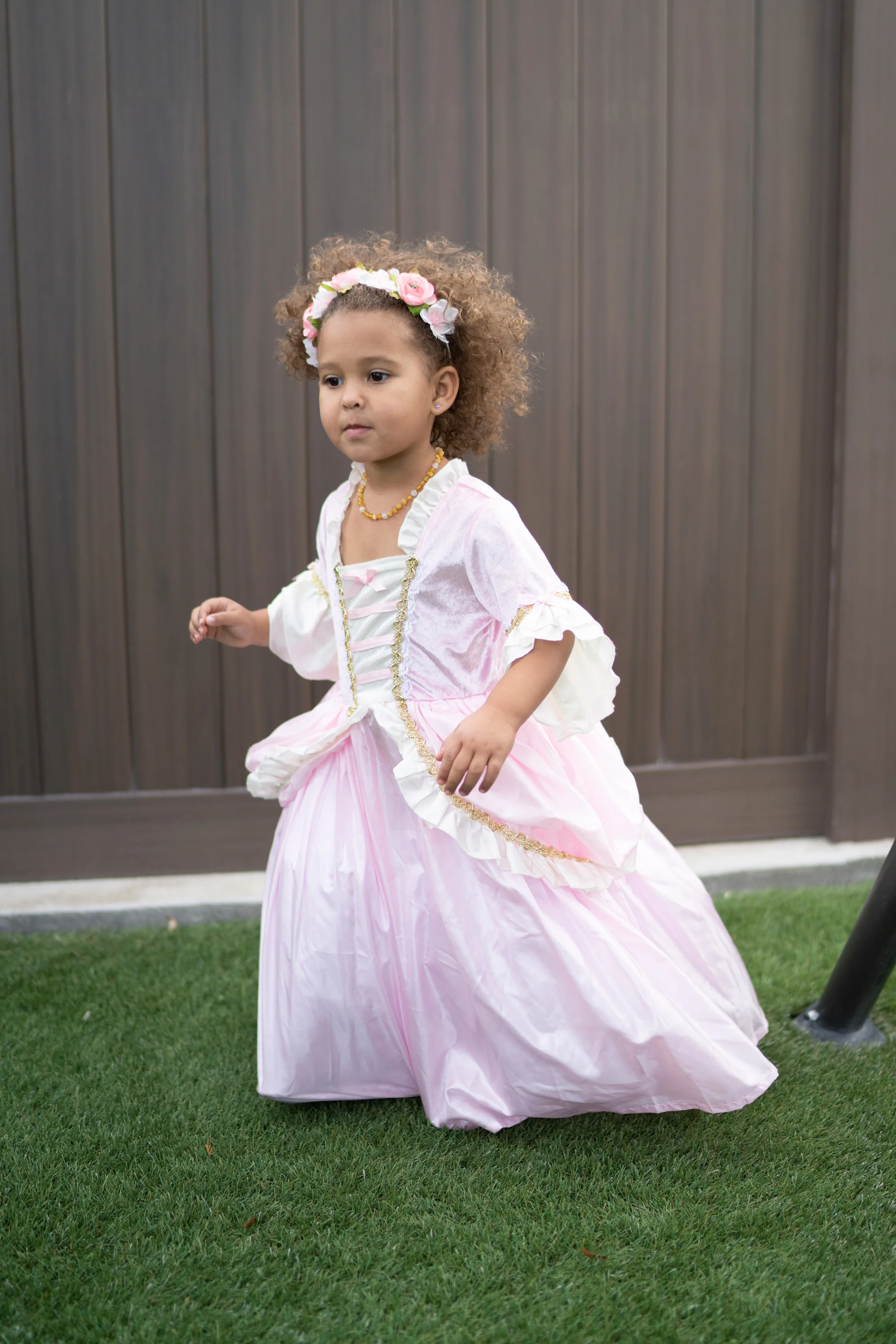 Pink Vintage Princess Dress - Image 7
