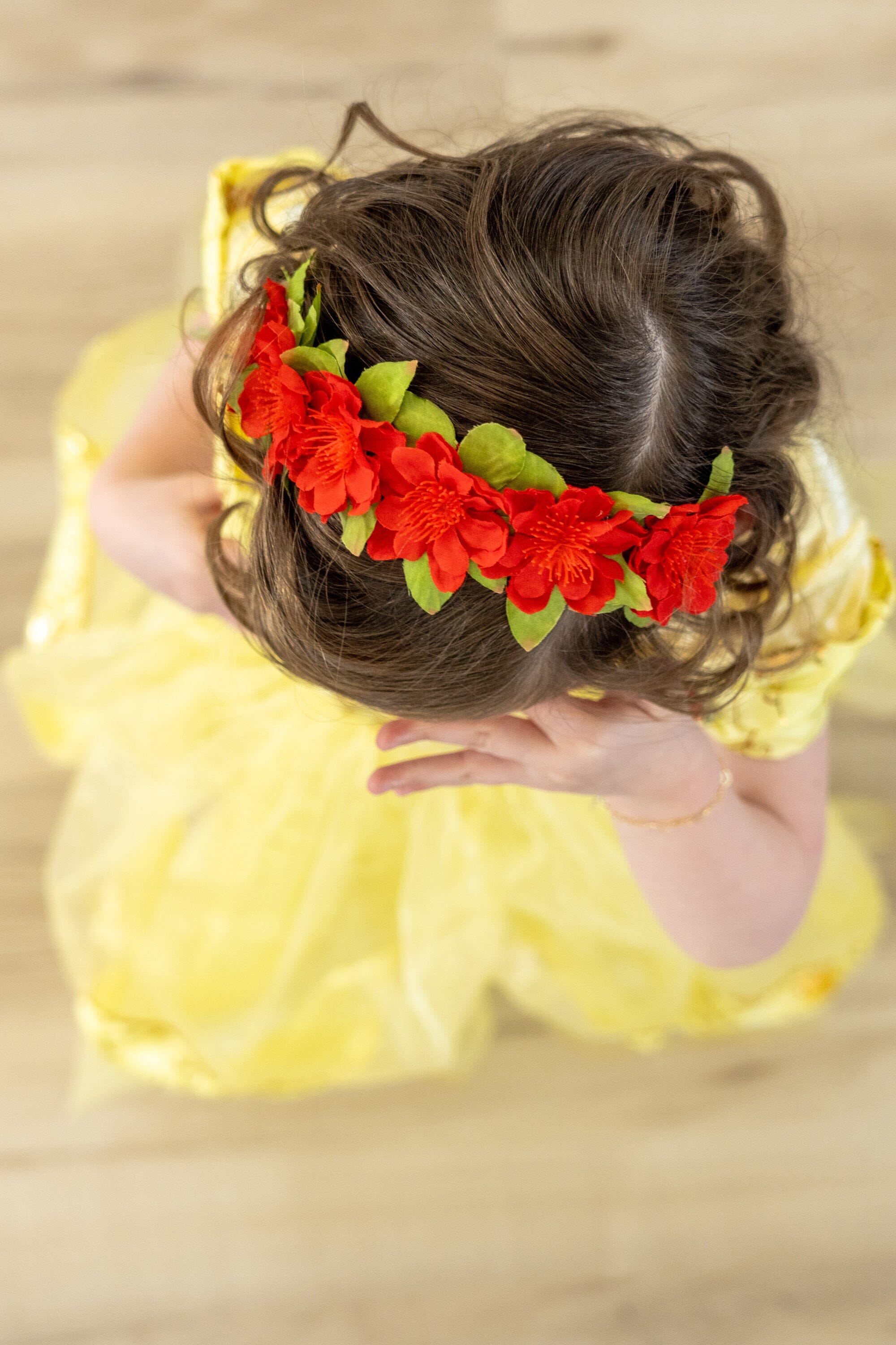 Scarlet Flower Headband - Image 4